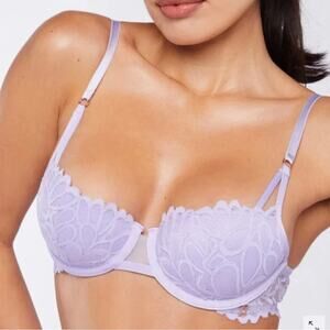 Savage X Fenty‎ Not Sorry Lightly Lined Lace Balconette Bra